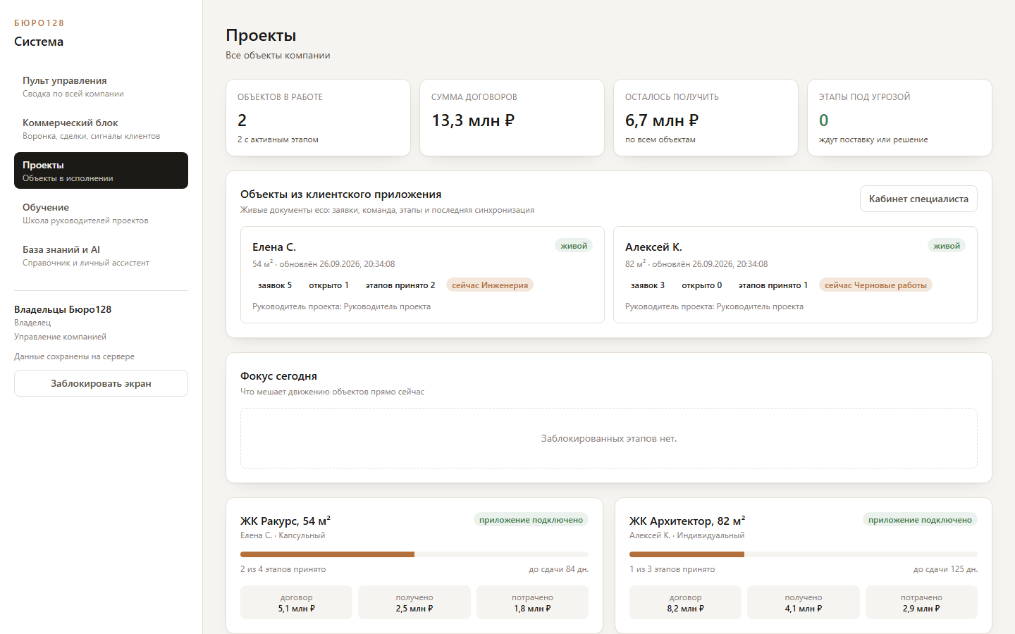 ERP Бюро 128